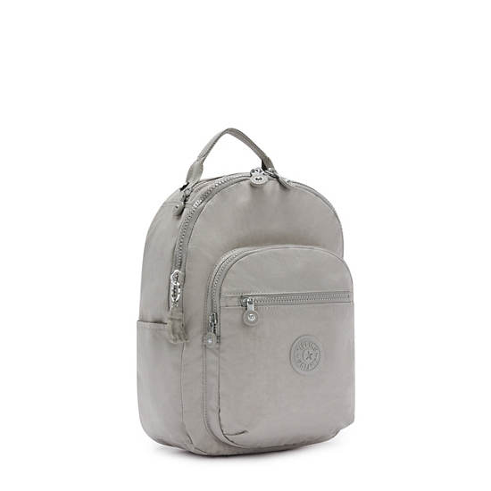 Kipling Seoul Small Klassieke Tablet Rugzak Grijs | BE 1860PJ